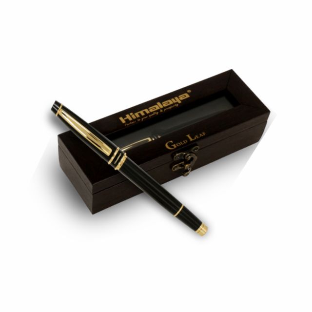 Gold Leaf Roller Ball Pen